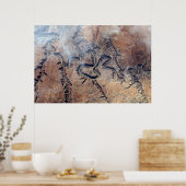 De Green River en de zijrivieren Canyons in Utah Poster (Keuken)