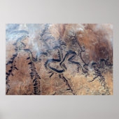 De Green River en de zijrivieren Canyons in Utah Poster (Voorkant)