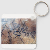 De Green River en de zijrivieren Canyons in Utah Sleutelhanger (Achterkant)