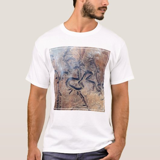De Green River en de zijrivieren Canyons in Utah T-shirt (Voorkant)