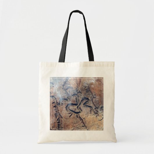 De Green River en de zijrivieren Canyons in Utah Tote Bag (Voorkant)