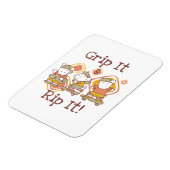 De greep het en scheurt het die met een skateboard magneet (Linkerzijde)