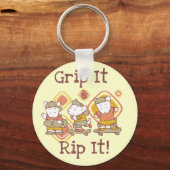 De greep het en scheurt het die met een skateboard sleutelhanger (Voorkant)