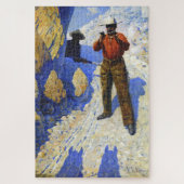 De Greep Up (De hinderlaag) 1903 William R. Leigh Legpuzzel (Verticaal)