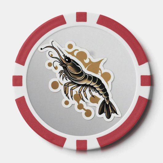 "De greep van het anker" Poker Chips (Voorkant)