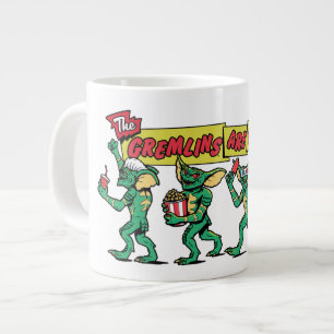 De Gremlins™ Komen Er Aan Grote Koffiekop