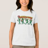 De Gremlins™ Komen Er Aan Tri-Blend Shirt (Voorkant)