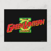 De Gren Lantern Corps Logo Briefkaart (Voorkant)