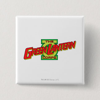 De Gren Lantern Corps Logo Vierkante Button 5,1 Cm