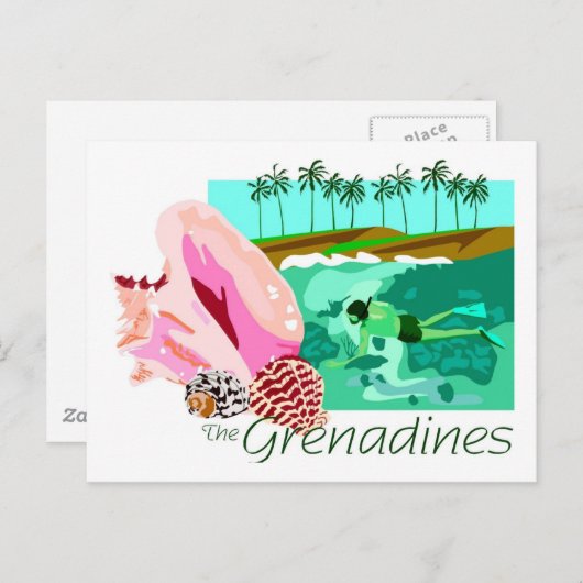 De Grenadines Briefkaart (Voorkant / Achterkant)