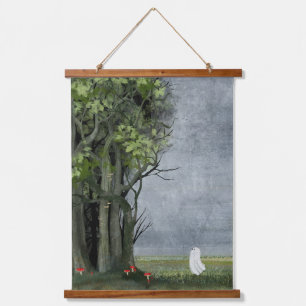 De grens hangend wandkleed