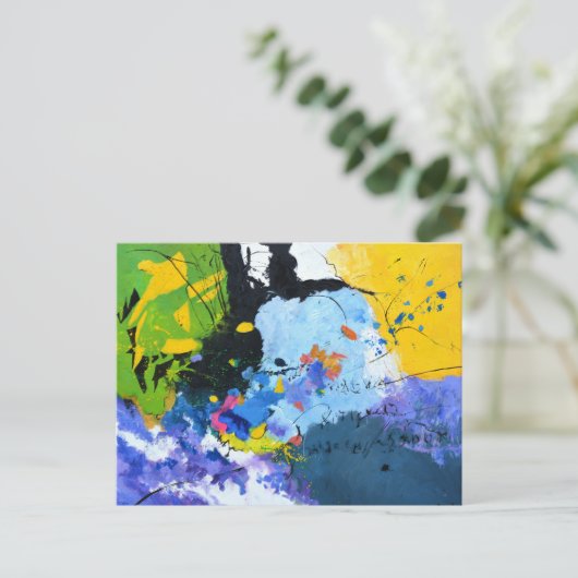 de grens oversteken briefkaart (Staand voorkant)