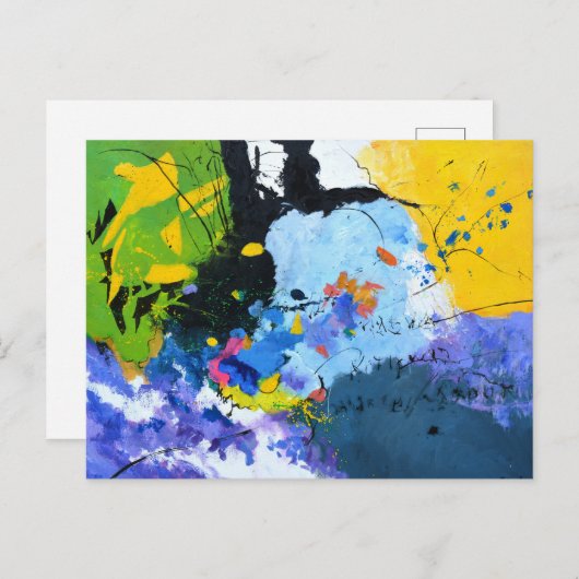 de grens oversteken briefkaart (Voorkant / Achterkant)