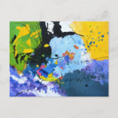 de grens oversteken briefkaart (Voorkant)