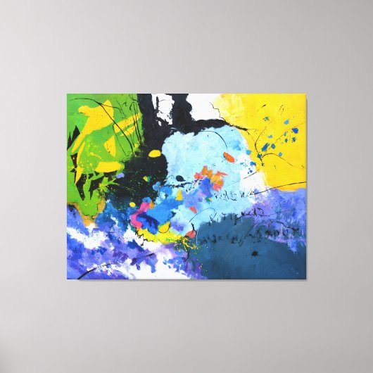 De grens oversteken canvas afdruk (Voorkant)