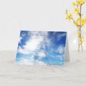 De grens van de Hemel - Gelukwensen Kaart (Gele Bloem)