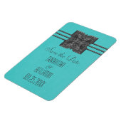 De Grens van Medallion sparen de Datum Magnet, Aqu Magneet (Linkerzijde)