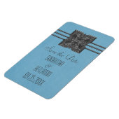 De Grens van Medallion sparen de Datum Magnet, Bla Magneet (Linkerzijde)