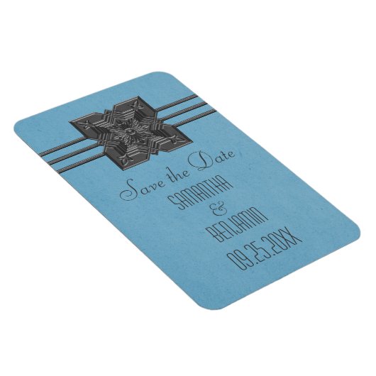 De Grens van Medallion sparen de Datum Magnet, Bla Magneet (Rechterzijde)