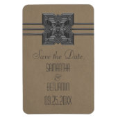 De Grens van Medallion sparen de Datum Magnet, Moc Magneet (Verticaal)