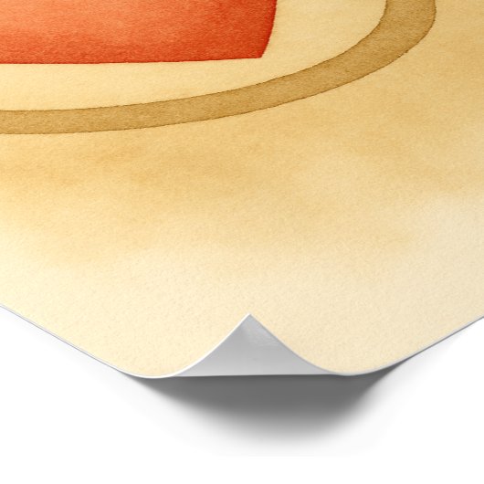 De grenzen van het hart poster (Hoek)