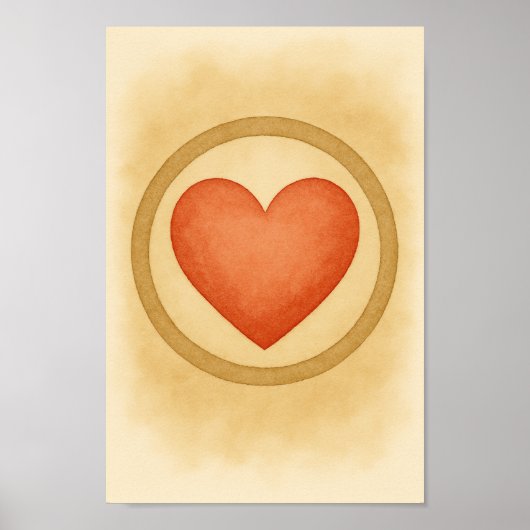 De grenzen van het hart poster (Voorkant)