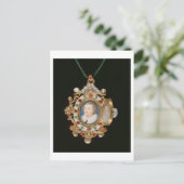 De Gresley Jewel, met miniatuurportretten van Sir Briefkaart (Staand voorkant)