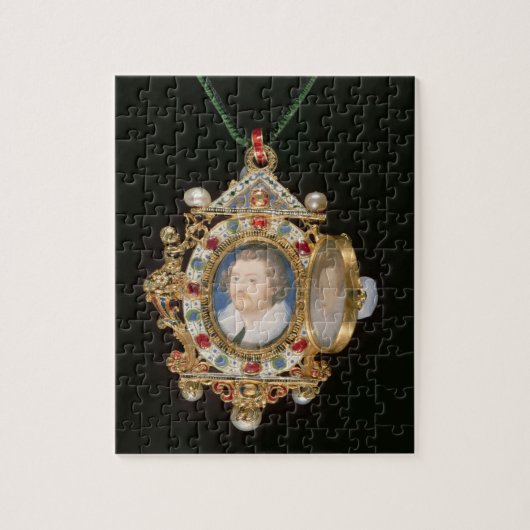 De Gresley Jewel, met miniatuurportretten van Sir Legpuzzel (Verticaal)