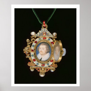 De Gresley Jewel, met miniatuurportretten van Sir Poster