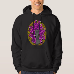 De Griekse monster voor de gorgon Medusa-ouderwets Hoodie