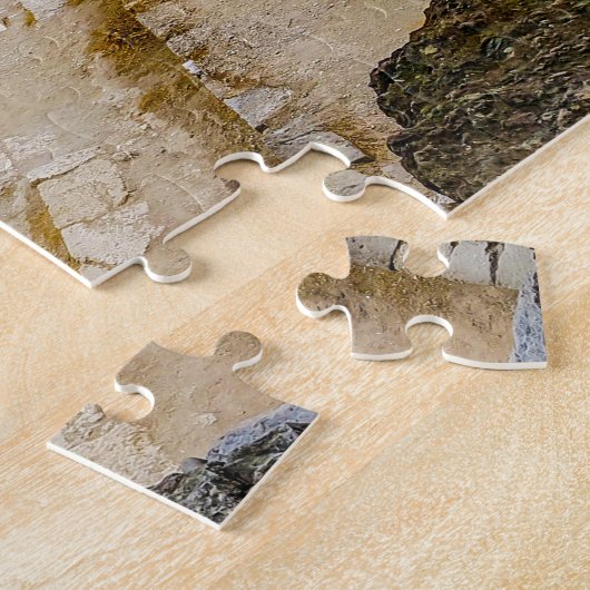 De Griekse stad Urns Athene. Legpuzzel (Zijkant)