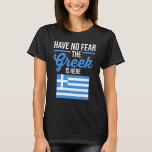 De Griekse vlag is er niet bang voor. T-shirt