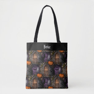 De Griezelige Deurhof Halloween Tote Bag