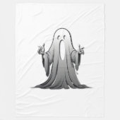 De griezelige geest van Salem Fleece Deken (Voorkant)