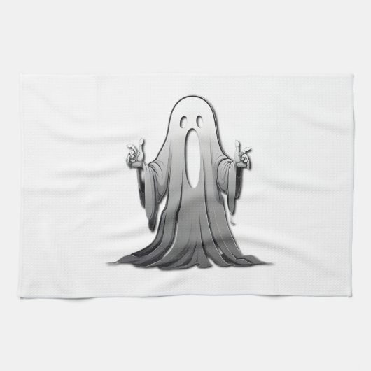 De griezelige geest van Salem Theedoek (Horizontaal)