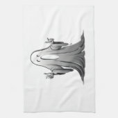 De griezelige geest van Salem Theedoek (Verticaal)