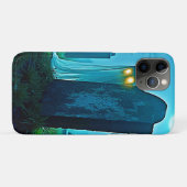 De griezelige glimp van Graveyard Ghost Case-Mate iPhone Case (Achterkant (horizontaal))
