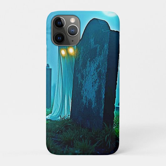 De griezelige glimp van Graveyard Ghost Case-Mate iPhone Case (Achterkant)