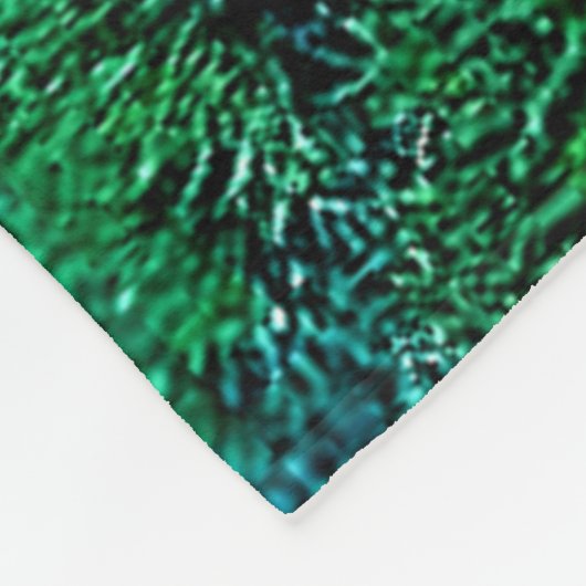 De griezelige glimp van Graveyard Ghost Fleece Deken (Hoek)