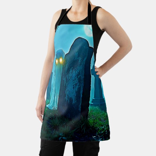 De griezelige glimp van Graveyard Ghost Schort (Insitu)