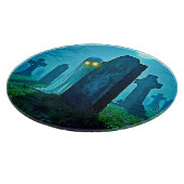 De griezelige glimp van Graveyard Ghost Snijplank (Hoek)