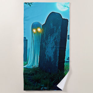 De griezelige glimp van Graveyard Ghost Strandlaken