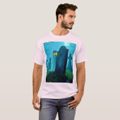 De griezelige glimp van Graveyard Ghost T-shirt (Voorkant volledig)