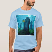 De griezelige glimp van Graveyard Ghost T-shirt (Voorkant)