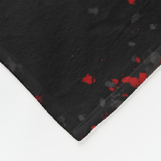 De griezelige Halloween Clown Horror Film Fleece Deken (Hoek)