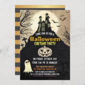 De griezelige Hemel Halloween van de Nacht van het Kaart (Voorkant / Achterkant)