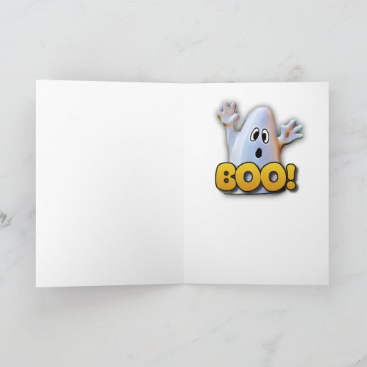 De griezelige Kaart van Halloween (Binnen)