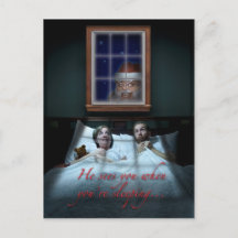 De griezelige Kerstkaart van de Kerstman