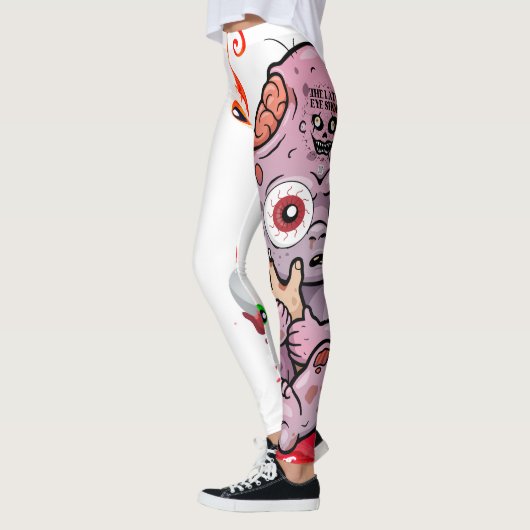 De griezelige ontwerp Leggings (Links)