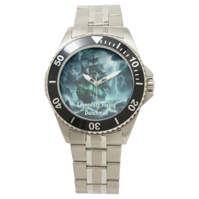De griezelige Vliegende Hollander Een spookschip v Horloge (Voorkant)